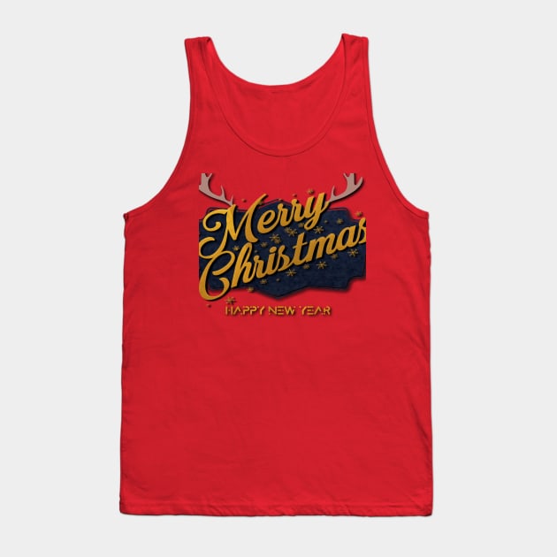 Merry Christmas and Happy new Year 2020 Tank Top by Genio01